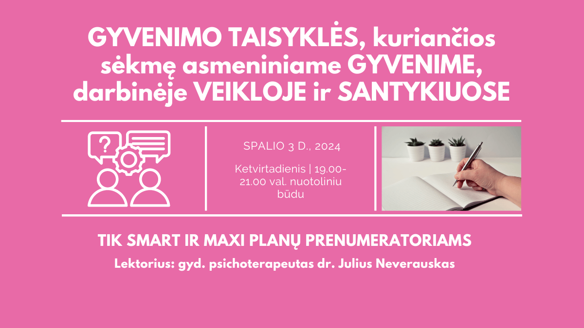 gyvenimo taisykles