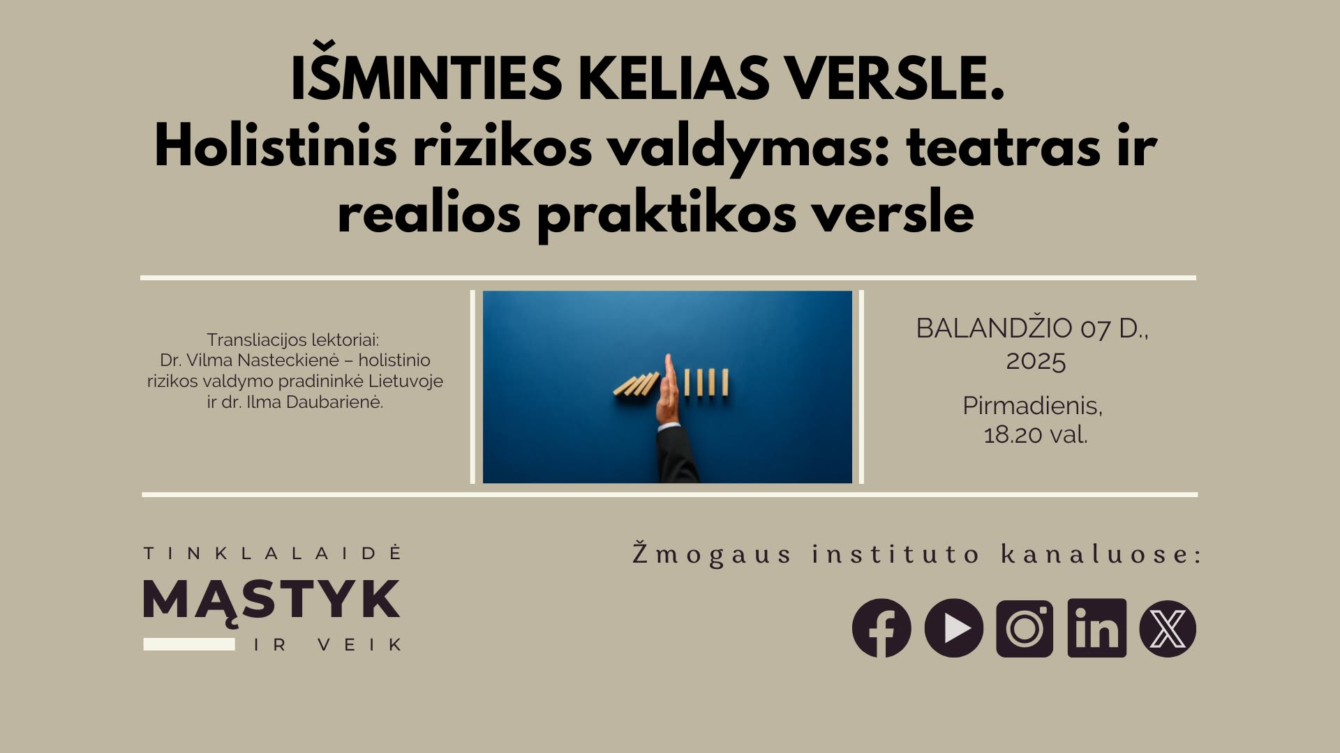 holistinis rizikos valdymas